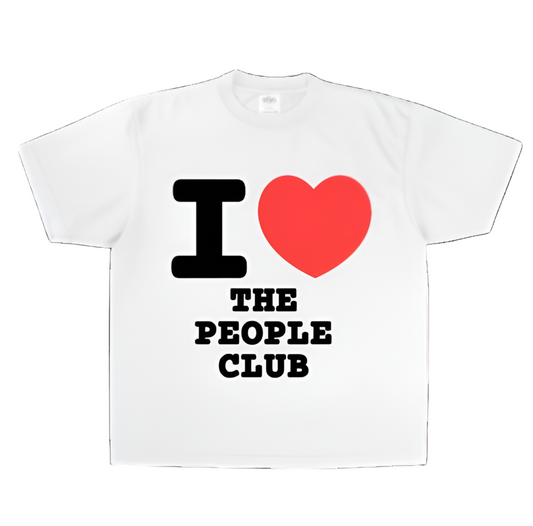 I ❤️ THE PEOPLE CLUB                    short sleeve T’Shirt